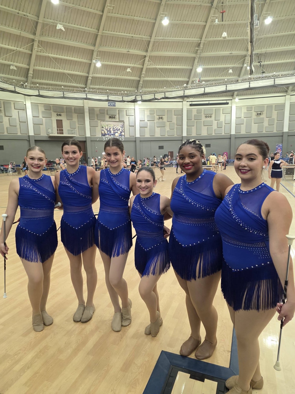 Spirit Baton team at a competition